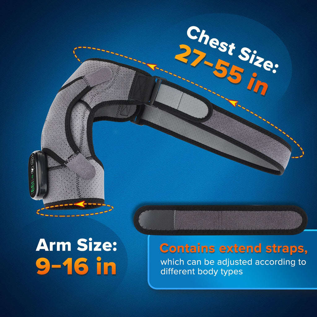 Heated shoulder pads