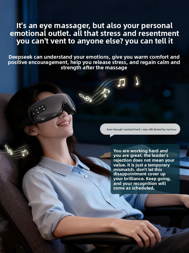 Heated Eye Massager with built in headphones