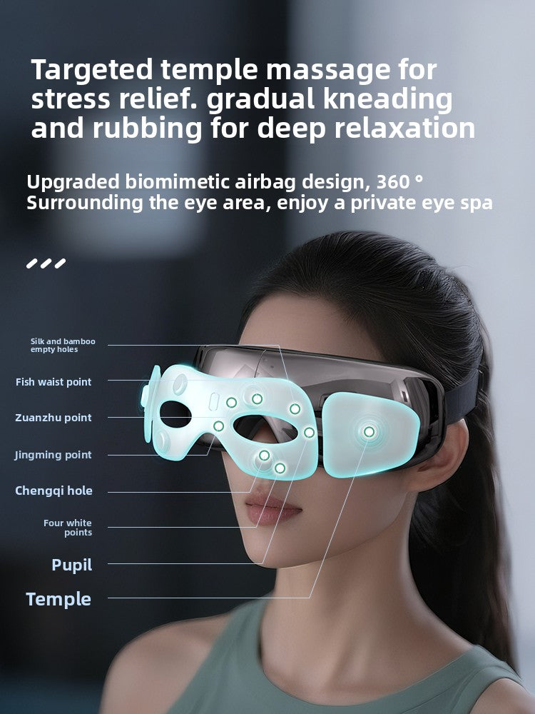 Heated Eye Massager with built in headphones