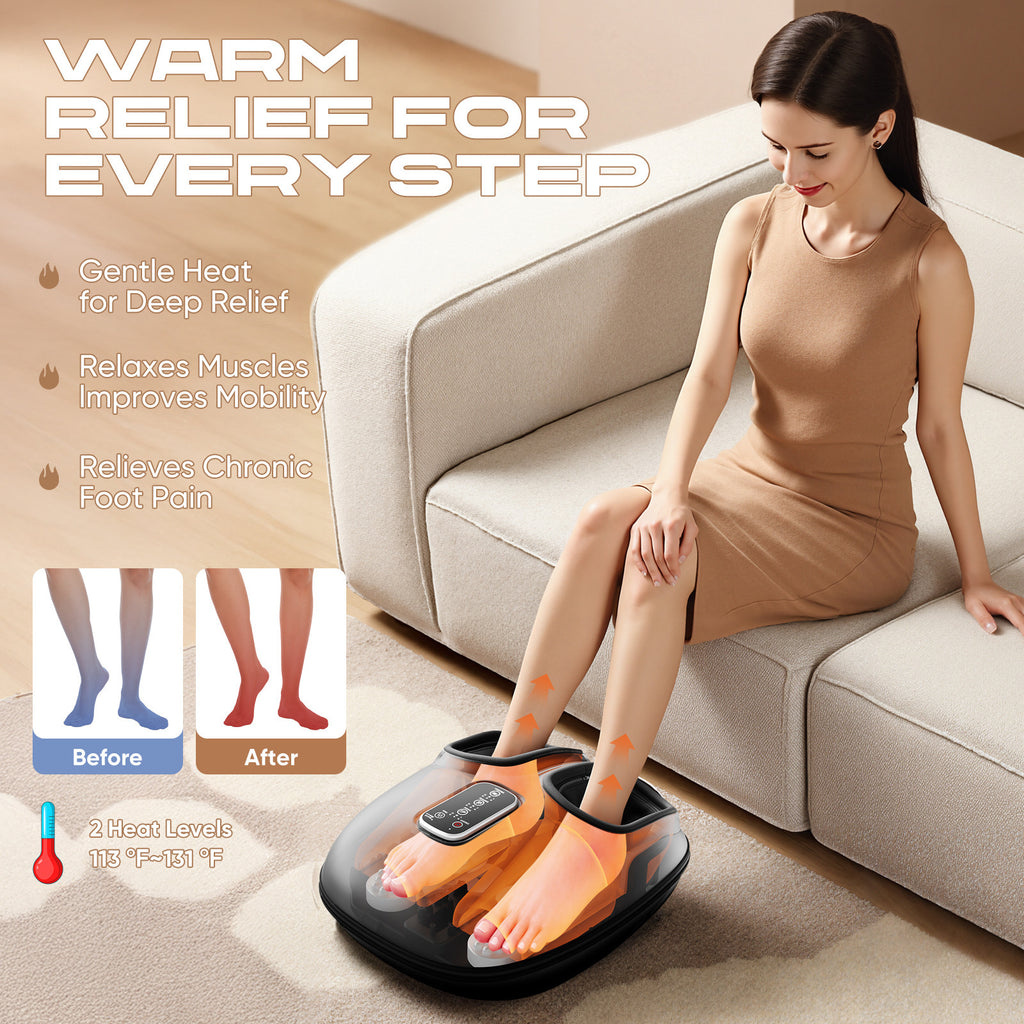Electric Heated Foot Massager