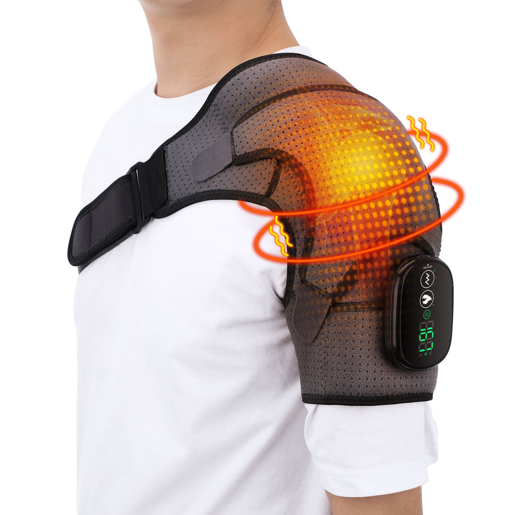 Heated shoulder pads
